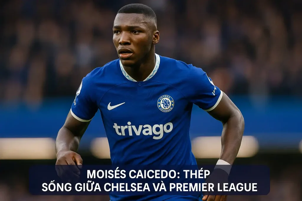 Moises Caicedo: Thép sống giữa Chelsea và Premier League