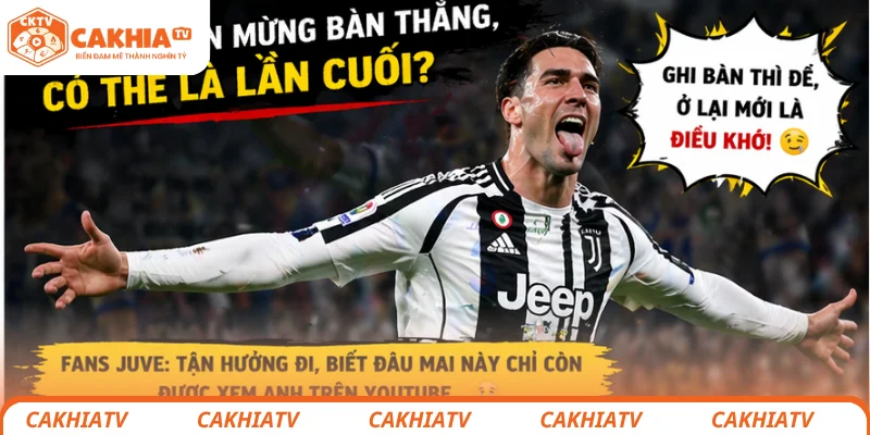 Vlahovic ăn mừng bàn thắng, có thể là lần cuối? 